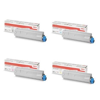Oki 47095704 Toner Cartridge Multipack (B/C/M/Y)